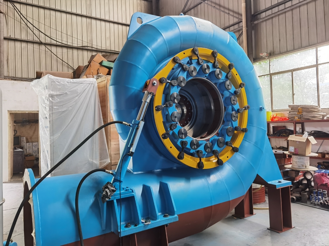 Generador de turbina de agua Francis versátil para instalación vertical u horizontal