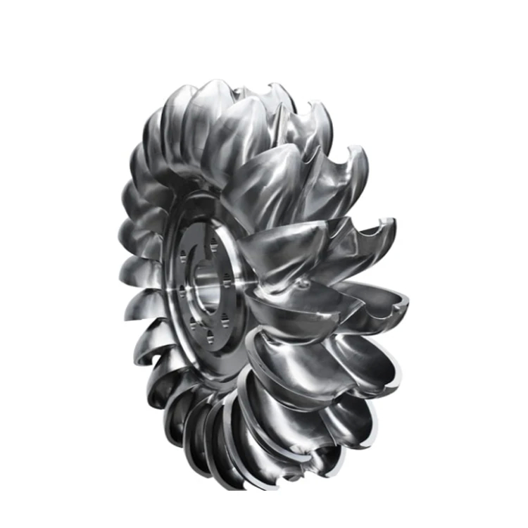 Turbina de agua de alta cabeza de acero inoxidable Runner diseñada para altas RPM 600-1000rpm