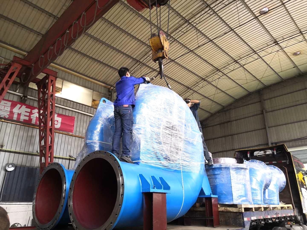 Gran eficiencia 1 año Francis generador de turbina hecho de acero y acero inoxidable