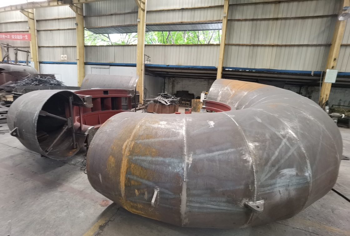 Generador de turbina de agua en modo de excitación por pincel con método de instalación horizontal