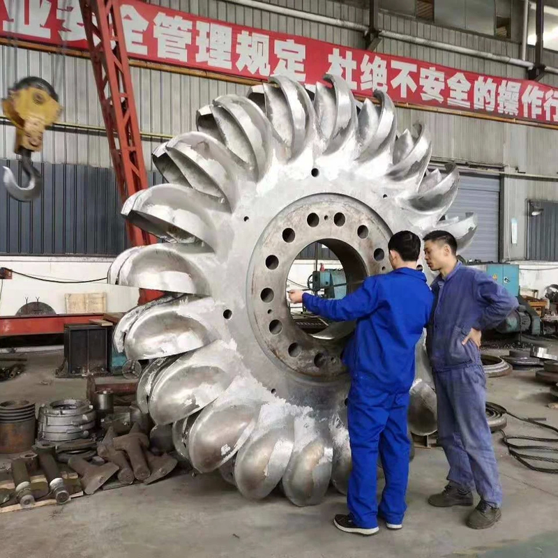 Producción de energía 200kw-20mw Generador de turbina tipo Pelton con modo de excitación de tiristor