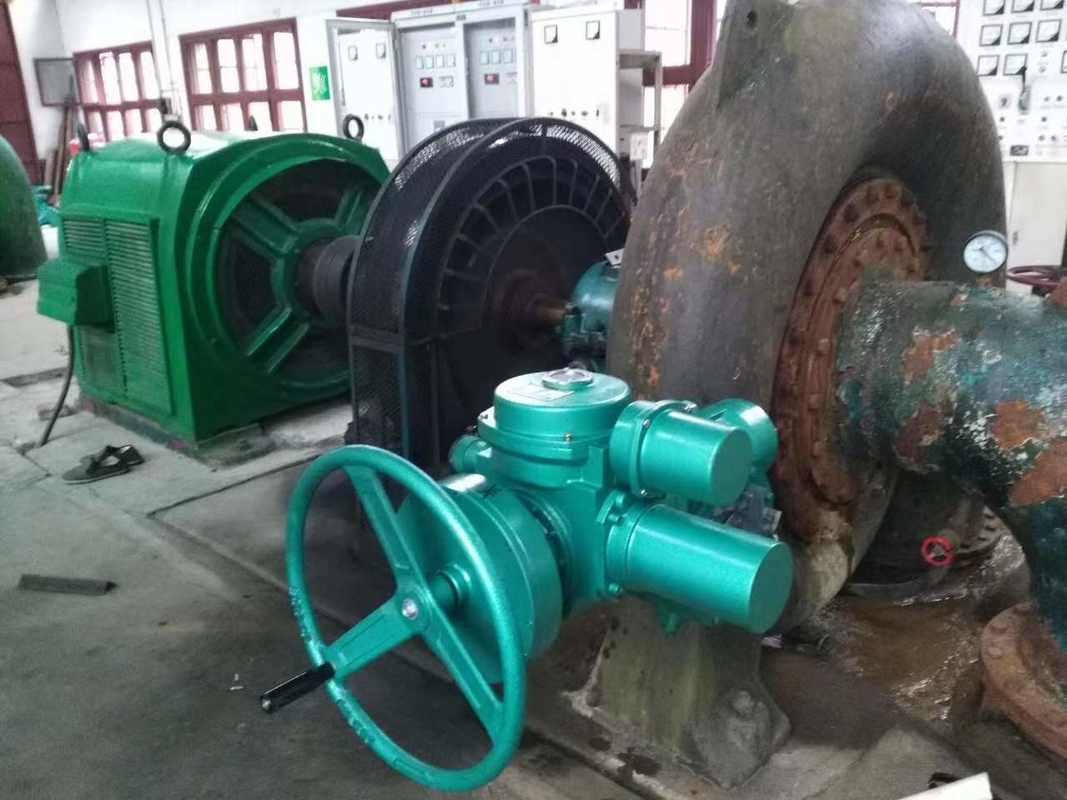Turbina de agua de alta cabeza de acero y acero inoxidable con 50 años de vida útil