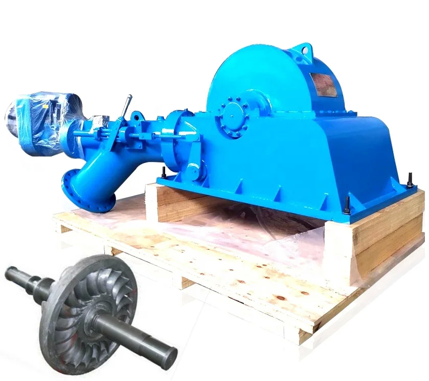 Generador de turbina hidráulica de alta durabilidad para cabeza de agua 5m-500m Turbina hidráulica duradera