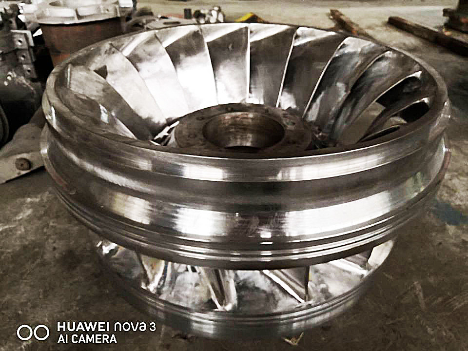 Acero Acero inoxidable Turbina de agua de alta altura Durabilidad para 5m-500m de cabeza de agua