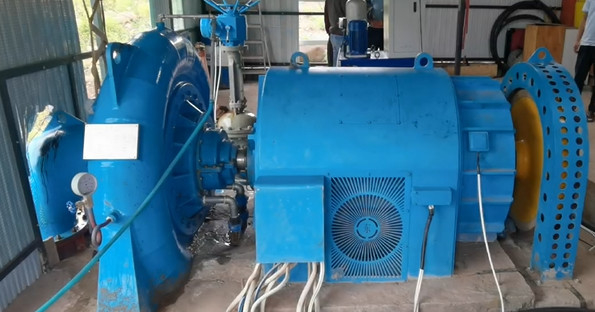 4 MW de capacidad Turbinas hidroeléctricas tipo Francis para la central eléctrica de Sustainablemini