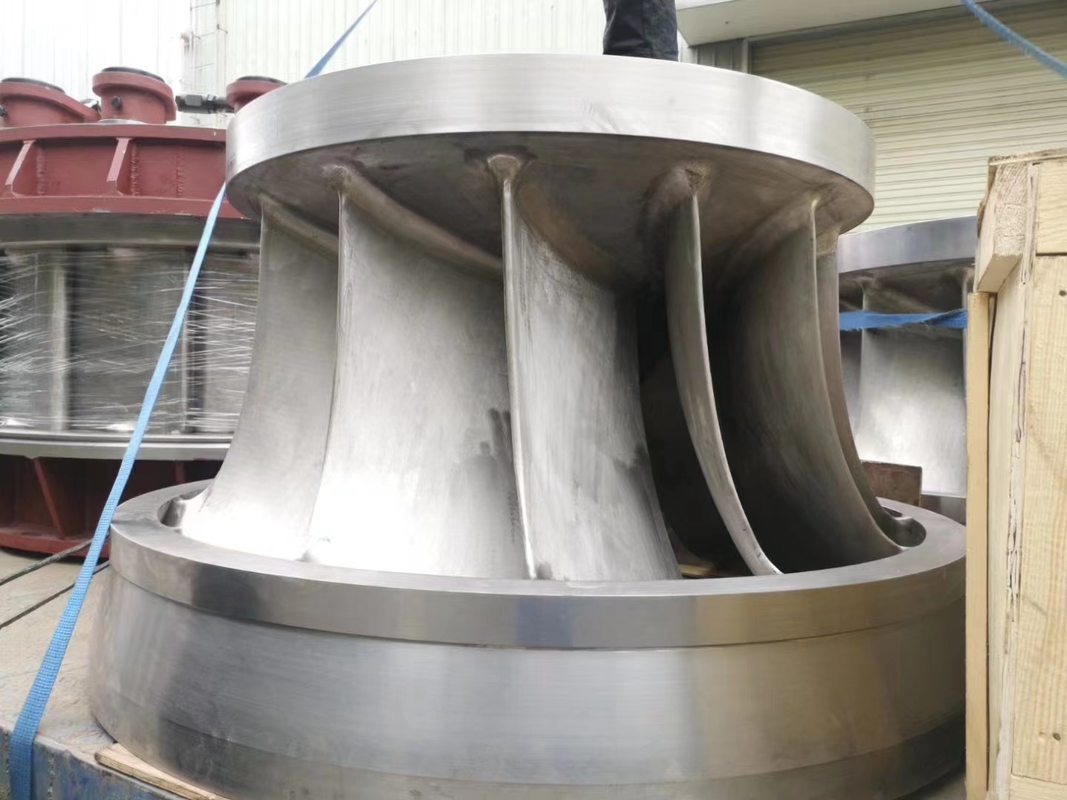 Precisión Francis Generador de turbina de acero inoxidable Material de corriente y frecuencia nominal 50Hz / 60HZ
