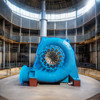Precisión Francis Generador de turbina de acero inoxidable Material de corriente y frecuencia nominal 50Hz / 60HZ