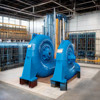 Precisión Francis Generador de turbina de acero inoxidable Material de corriente y frecuencia nominal 50Hz / 60HZ