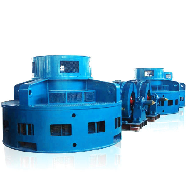 Generador de turbina hidráulica Kaplan de acero inoxidable de 100-20MW con imán permanente sincronizado 220-11000V
