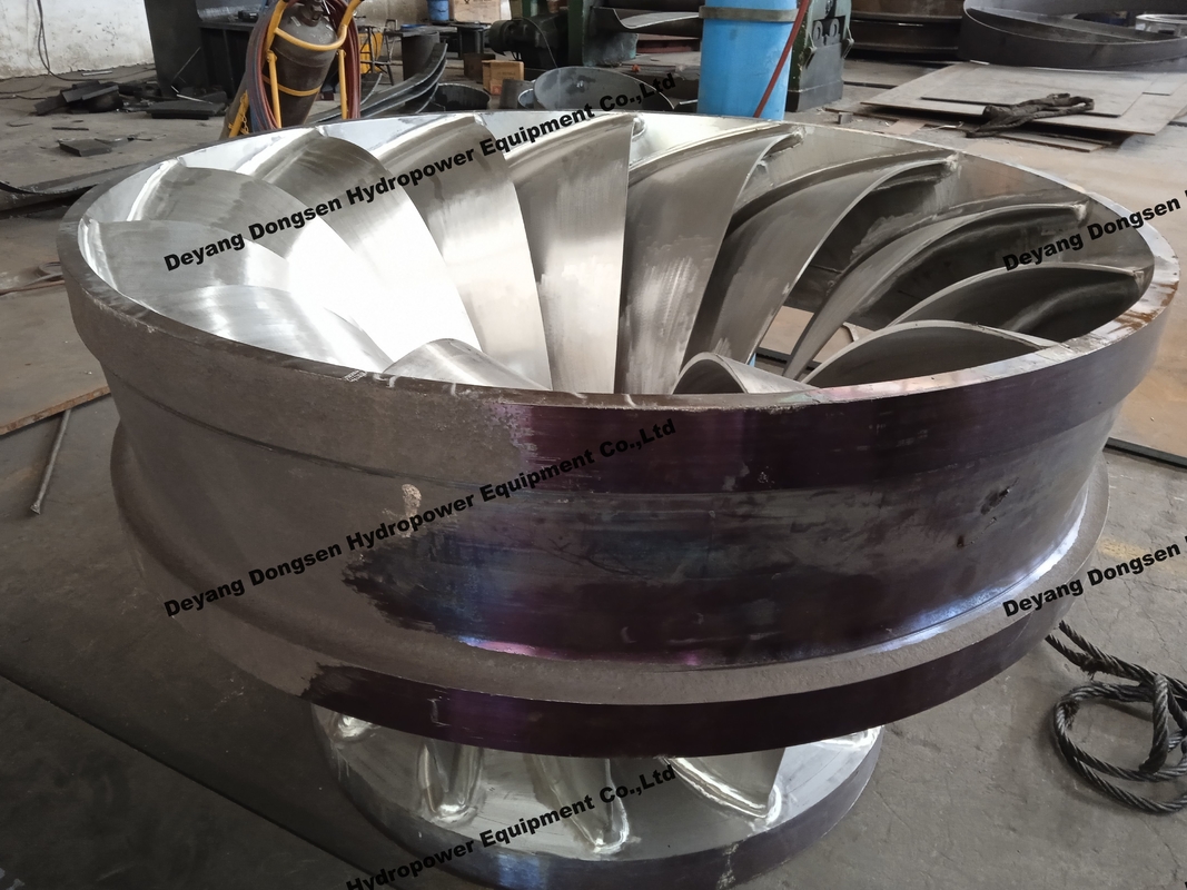 Cuchillas de pulido del corredor de la turbina hidráulica regulable o rotación a baja velocidad Diseño abierto/cerrado personalizado