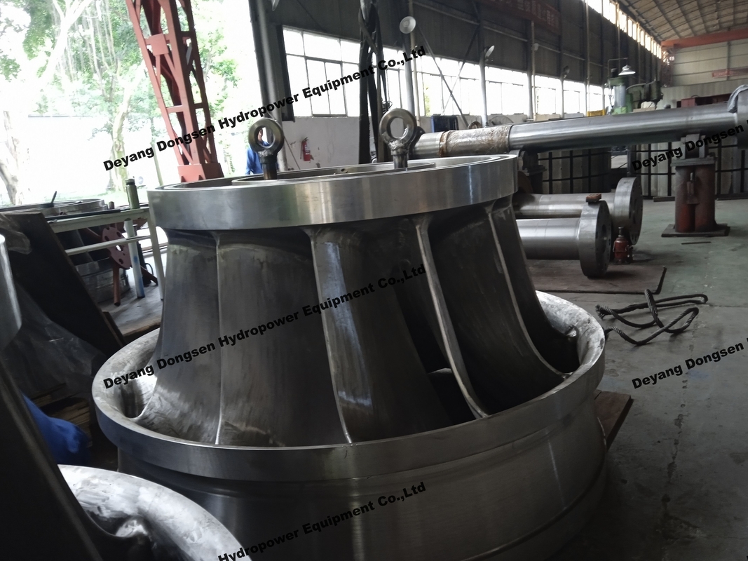 Cuchillas de pulido del corredor de la turbina hidráulica regulable o rotación a baja velocidad Diseño abierto/cerrado personalizado