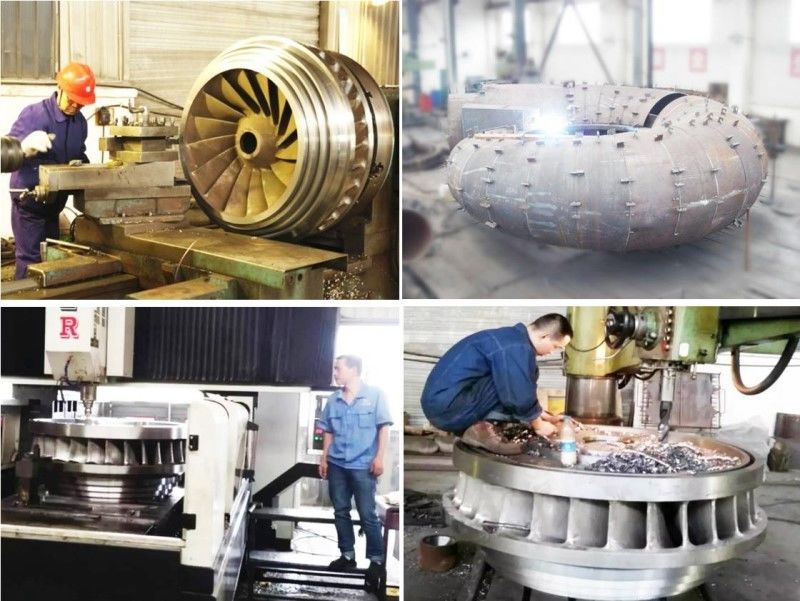 Sistema de excitación sin escobillas o estática Corredor de turbina hidráulica que ofrece flexibilidad OEM y presión de entrada 10 MPa Optimizado para sistemas hidroeléctricos