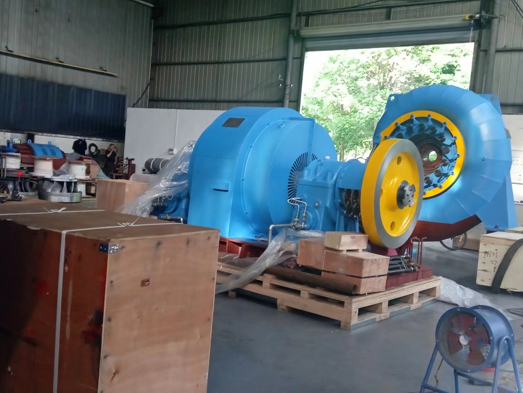 Generador de turbina Francis de 300 kW-20 MW con corredor de acero inoxidable con micro gobernador