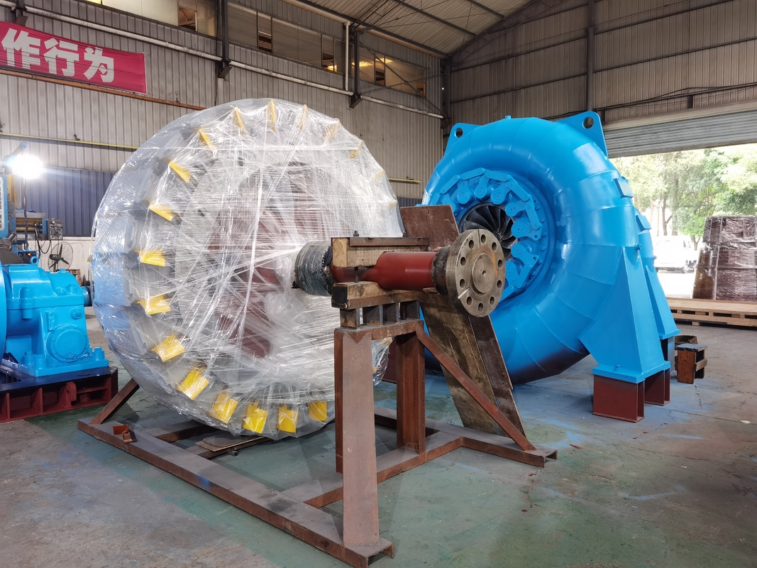 Acero inoxidable resistente a la corrosión Francis Generador de turbina de agua Francis Generador de turbina