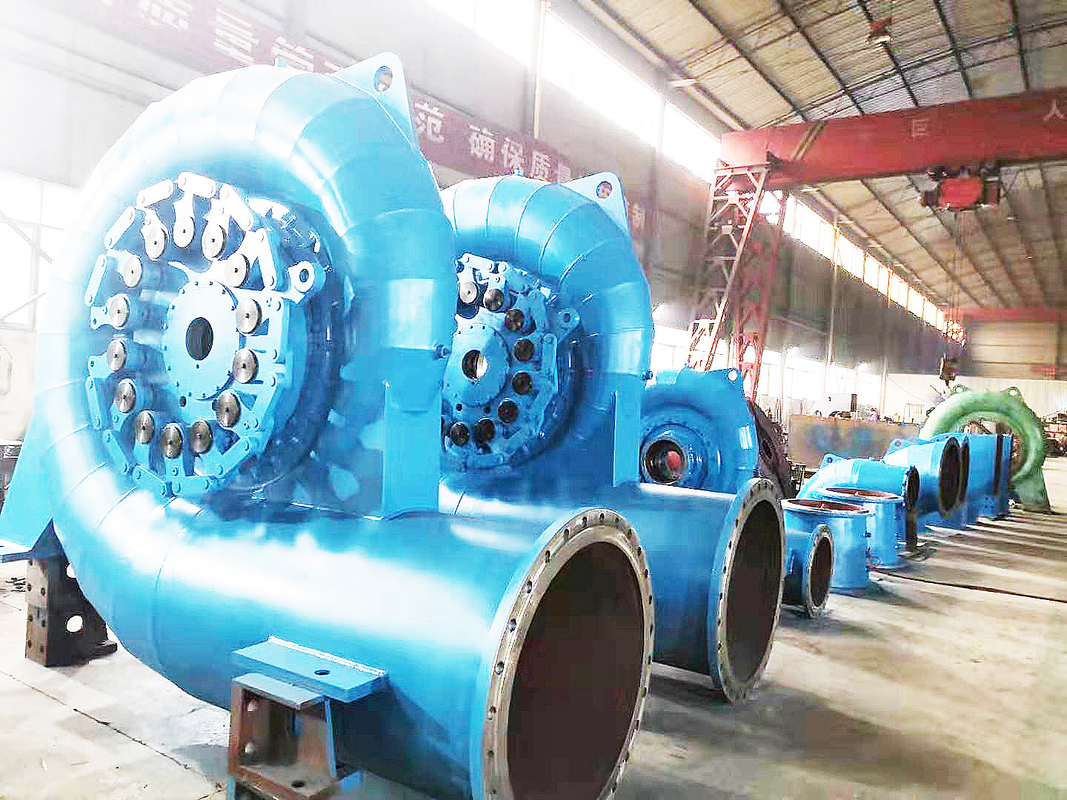 Generador de turbina hidráulica Francis con una eficiencia del 88-96% para la frecuencia de 50HZ/60HZ en la generación de energía hidroeléctrica