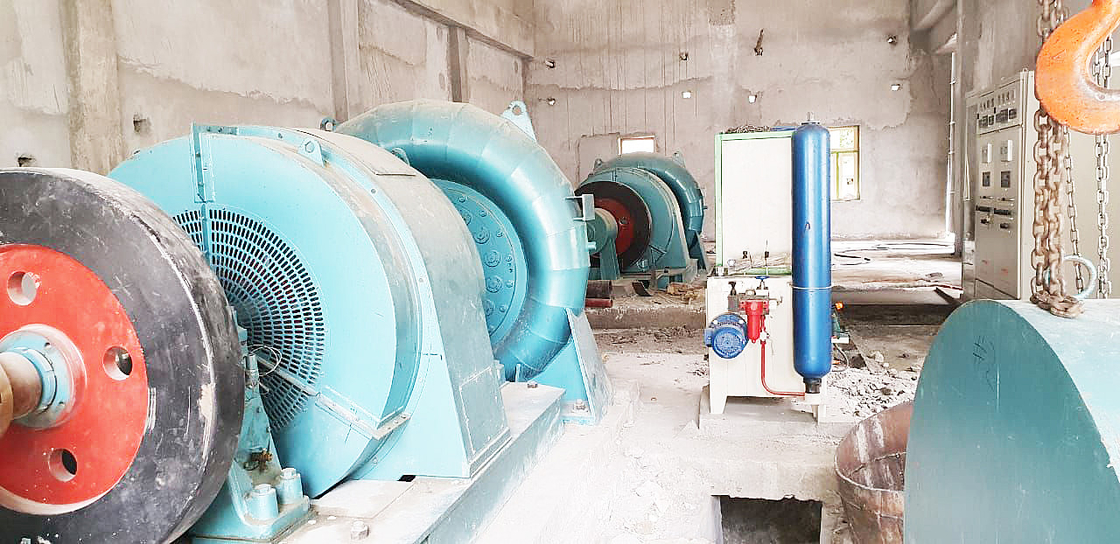 Control automático 50Hz/60Hz Francis Generador de turbina 300KW-20MW Potencia 400V-10kV Voltado