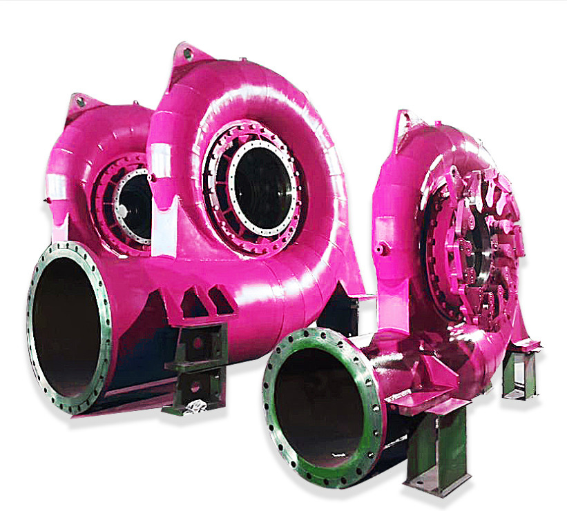 Eficiencia de acero inoxidable Francis Generador de turbina de agua 450-1000RPM 400V-10kV Control automático