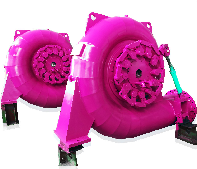 Eficiencia de acero inoxidable Francis Generador de turbina de agua 450-1000RPM 400V-10kV Control automático