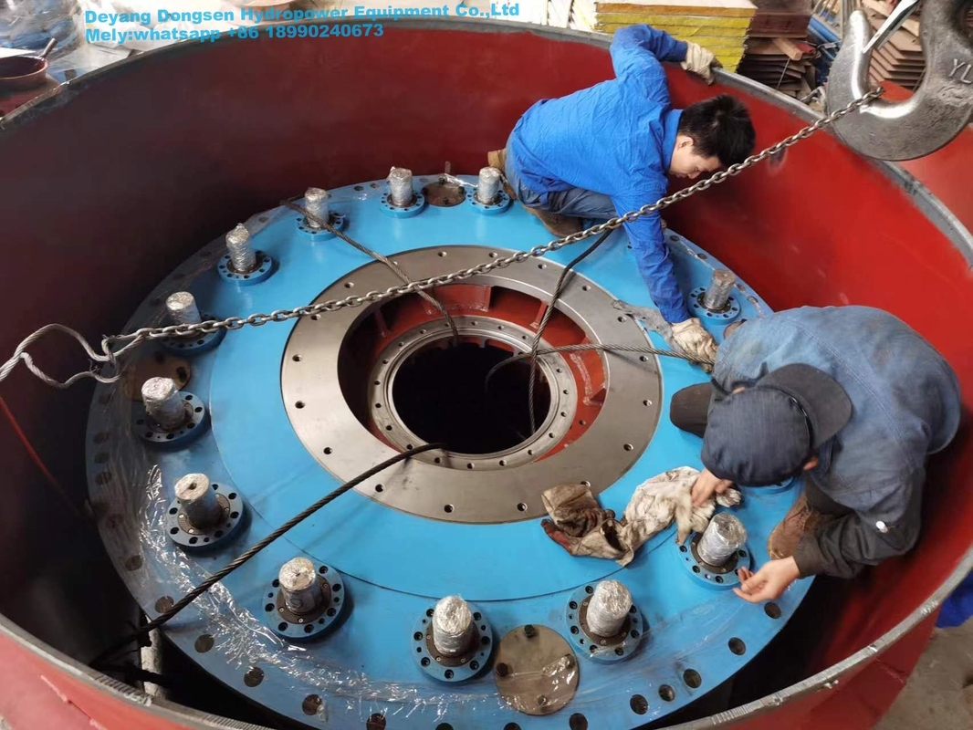 Generador de energía de turbina de agua vertical sin escobillas 200kw-20mw 450-1000 RPM 220V-690V