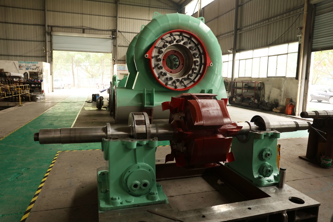 Generador de turbina de agua sin escobillas de velocidad 50Hz/60Hz 220V-690V Instalación vertical/horizontal