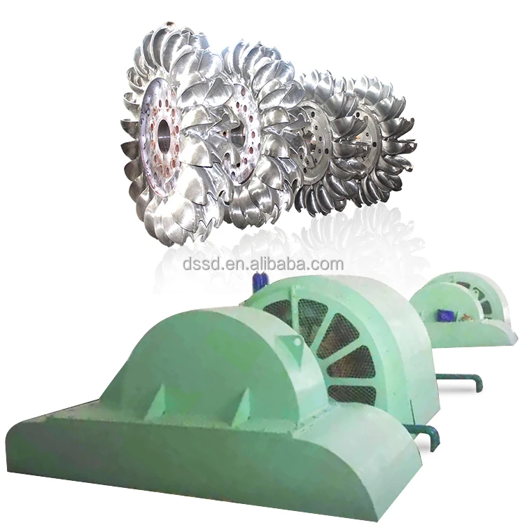 Generador de energía de turbina de agua vertical sin escobillas 200kw-20mw 450-1000 RPM 220V-690V