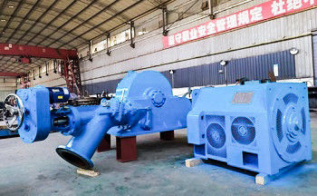 2000-10000kg Generador de turbina Turgo diseñado para la tasa de flujo 109 metros cúbicos por segundo Rango de potencia 500 kilovatios a 70 megavatios de producción de energía
