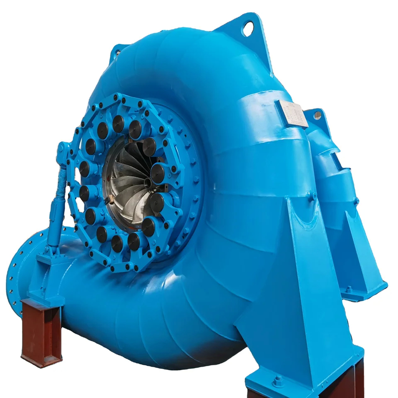 Modo de control automático del generador de turbina Francis vertical u horizontal 300KW-20MW 400V 800V 6.3kV 10kV nominal