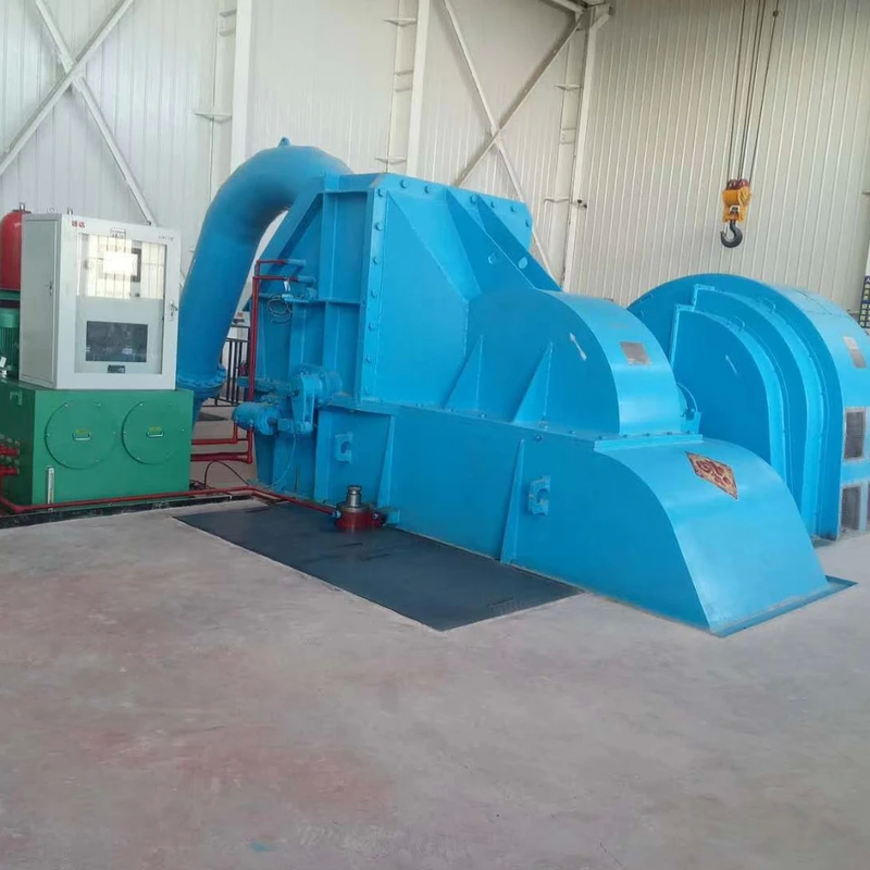 Potencia de salida Generador de turbina Pelton Diseño ligero sin escobillas/tiristor Excitación aislamiento de clase F