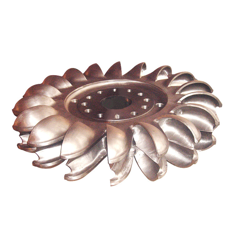 Potencia de salida Generador de turbina Pelton Diseño ligero sin escobillas/tiristor Excitación aislamiento de clase F