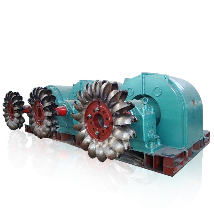100-1000A Aire/aceite de refrigeración generador de turbina Pelton de acero inoxidable con microgubernador