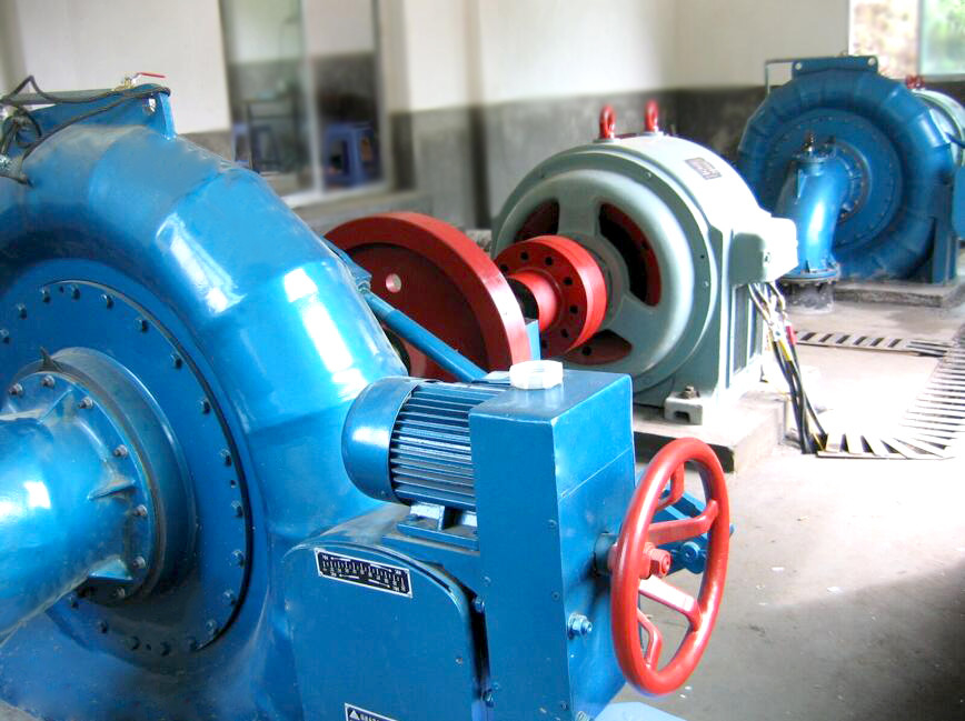 Modo de control automático del generador de turbina Francis vertical u horizontal 300KW-20MW 400V 800V 6.3kV 10kV nominal