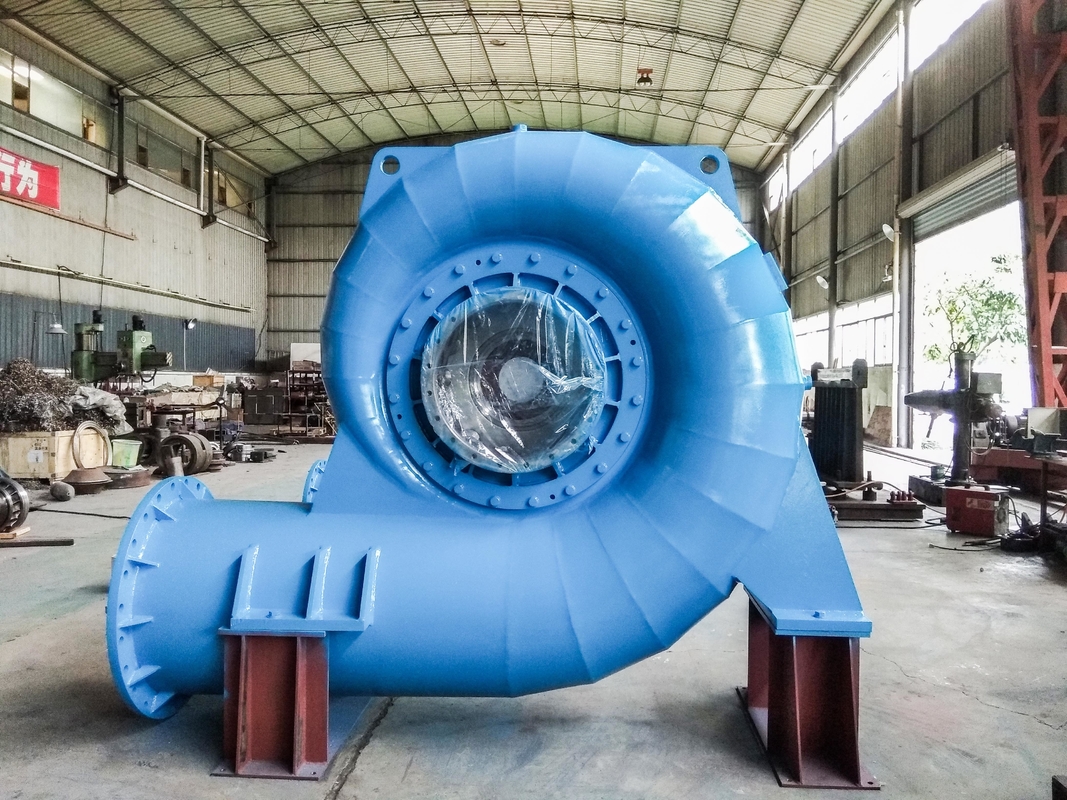 Eficiencia 50HZ/60HZ Francis Turbina de agua con cabeza de agua de 5m-500m con transformador