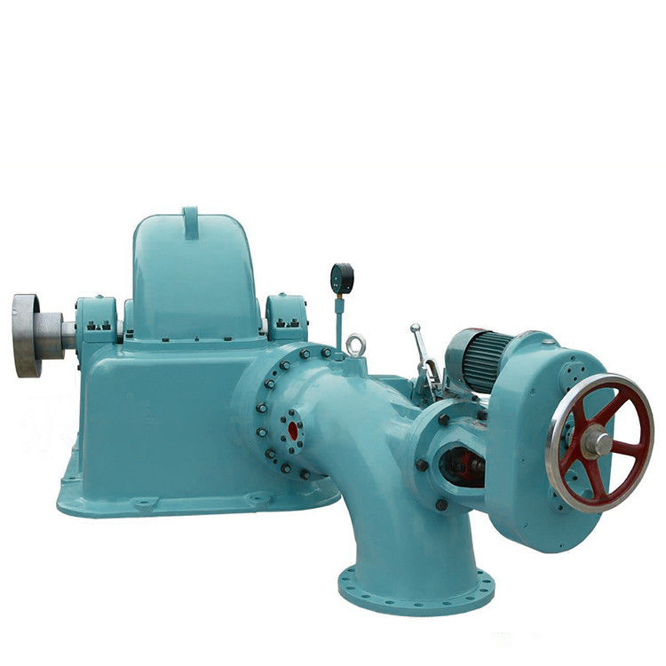 2000-10000kg Generador de turbina Turgo diseñado para la tasa de flujo 109 metros cúbicos por segundo Rango de potencia 500 kilovatios a 70 megavatios de producción de energía