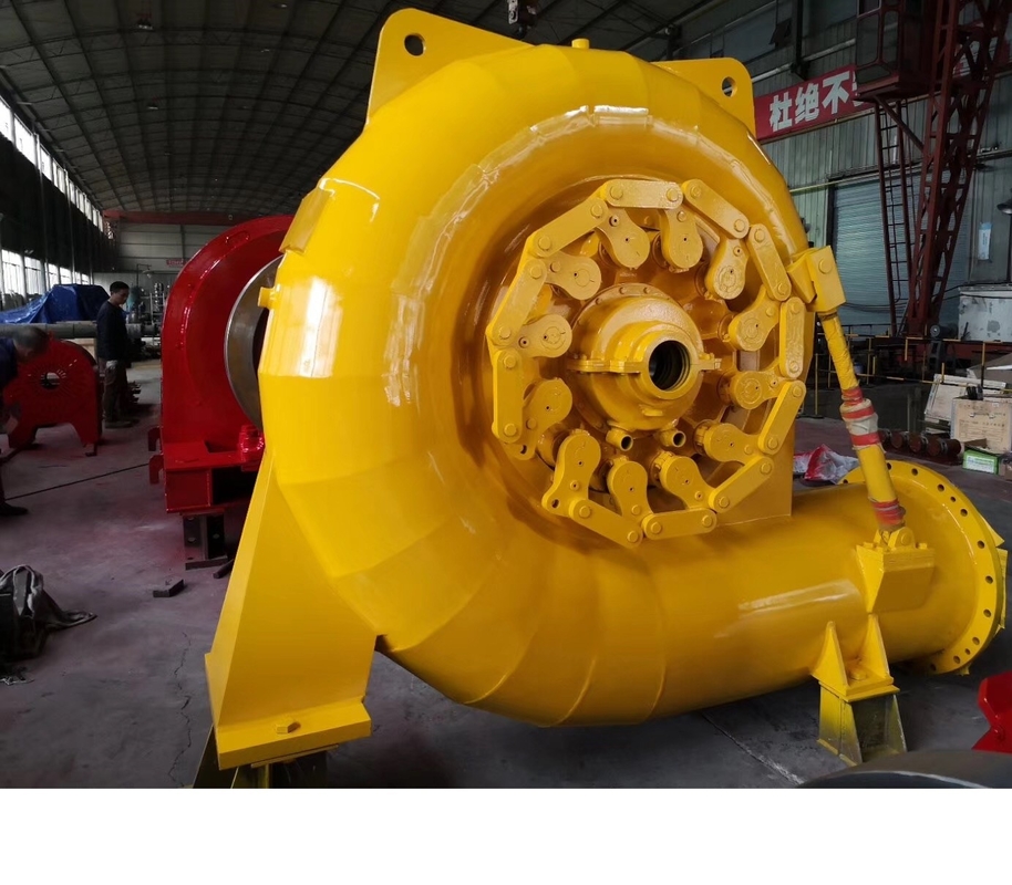 Generador de turbina de agua de color personalizado con un rango de velocidad de 300-3000 rpm y una potencia de salida de 200 kW-20 MW