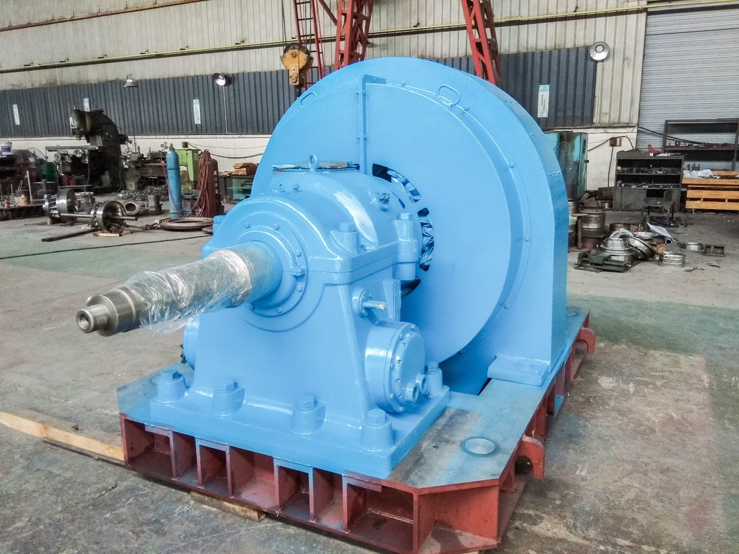 Turbina de agua vertical 50Hz/60Hz 220V-690V Voltado nominal Aire/agua de enfriamiento 450-1000 RPM sin cepillos
