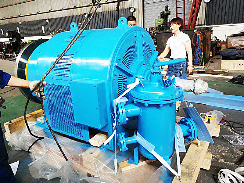 Generador de turbina de agua vertical sin escobillas 450-1000 RPM Aire refrigerado 220V-690V 50-60Hz 300-3000rpm