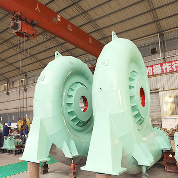 Generador de turbina hidráulica de acero inoxidable de 200kw-20mw Durabilidad para cabeza de agua de 5m-500m