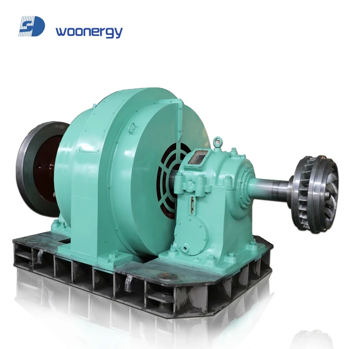 Generador de turbina de agua vertical sin escobillas 450-1000 RPM Aire refrigerado 220V-690V 50-60Hz 300-3000rpm