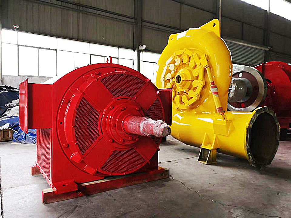 El generador de turbina Francis de acero inoxidable de 300KW-20MW trabaja a 20m-300M de cabeza de agua con 450-1000RPM