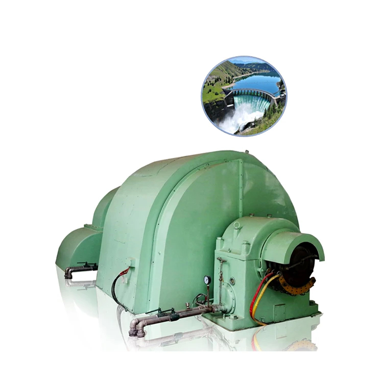Generador de turbina hidráulica de acero con durabilidad 50/60HZ Frecuencia y 450-1000 rpm RPM