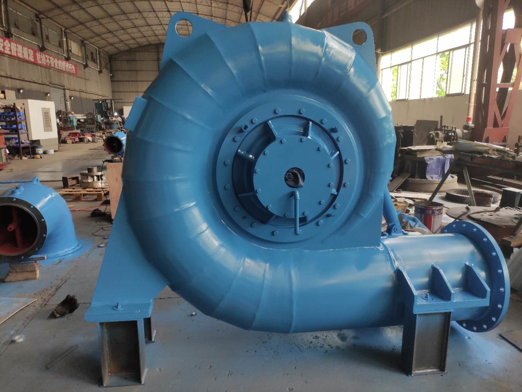 Generador de turbina hidráulica de alta durabilidad para frecuencia 50HZ/60HZ y cabeza de agua 5m-500m