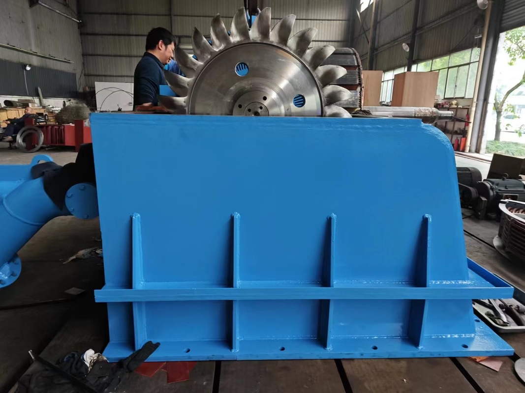 Generador de turbina hidroeléctrica de 500 kW-10 MW Opera a 450-1000 rpm para varias alturas de la cabeza del agua