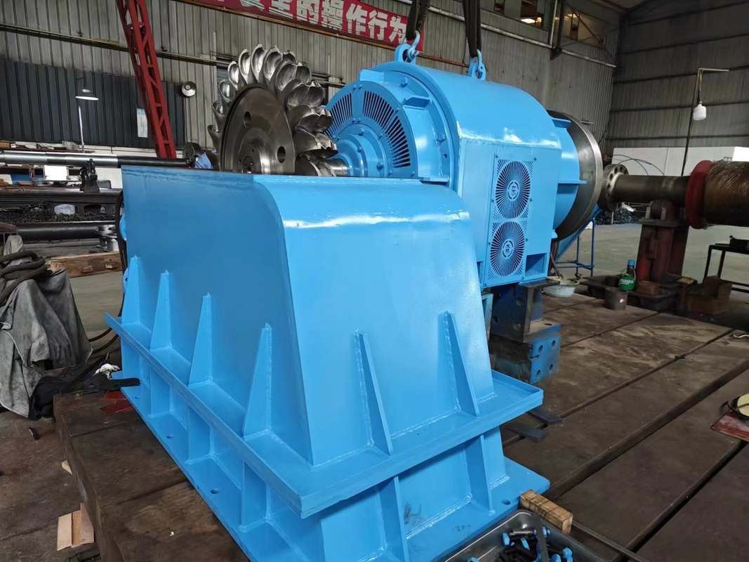 Generador de turbina hidroeléctrica de 500 kW-10 MW Opera a 450-1000 rpm para varias alturas de la cabeza del agua