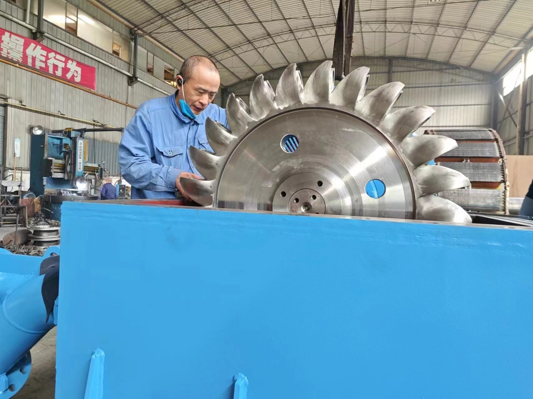 Generador de turbina hidráulica de acero de 500-20 000 kw para generación de energía de frecuencia en varias cabezas de agua