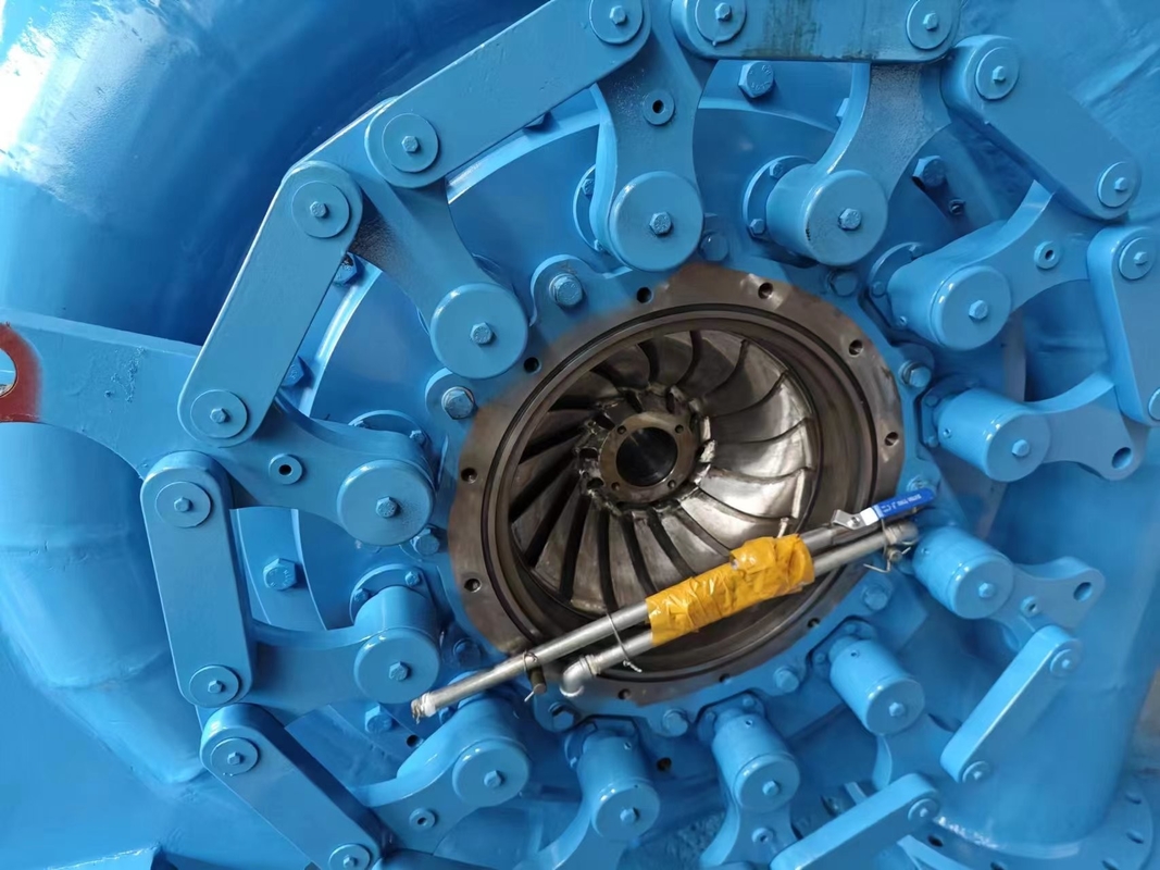Generador de hidroturbina de acero y acero inoxidable personalizado para aplicaciones de cabeza de agua de 5 m-500 m