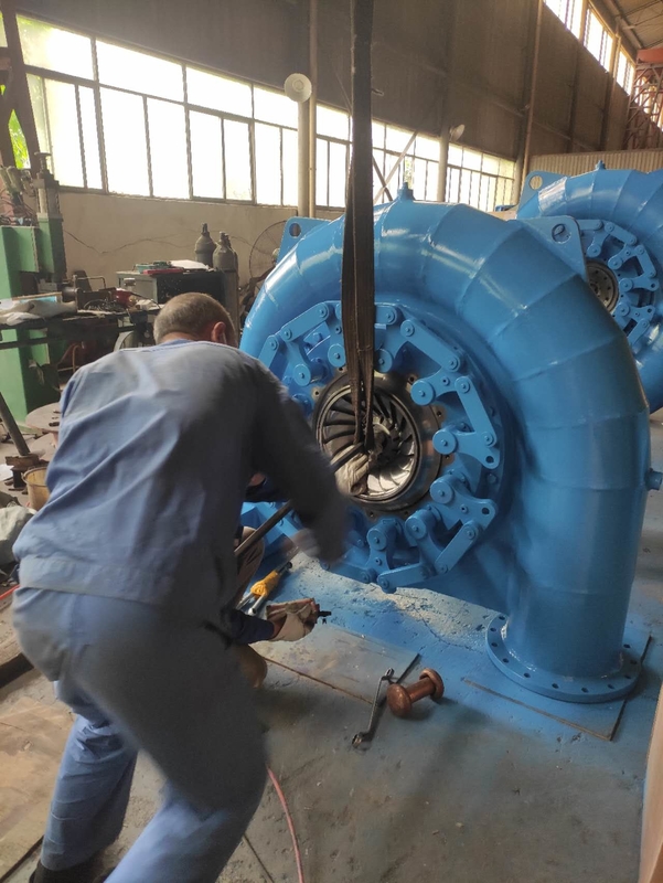 Generador de turbina hidráulica personalizado de 50HZ/60HZ 450-1000rpm Cabeza de agua 5m-500m para una eficiencia óptima