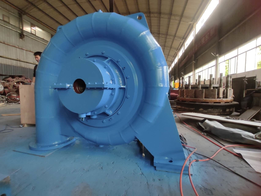 Generador de turbina hidráulica de acero 50HZ/60HZ Durabilidad personalizada para cabeza de agua de 5m-500m