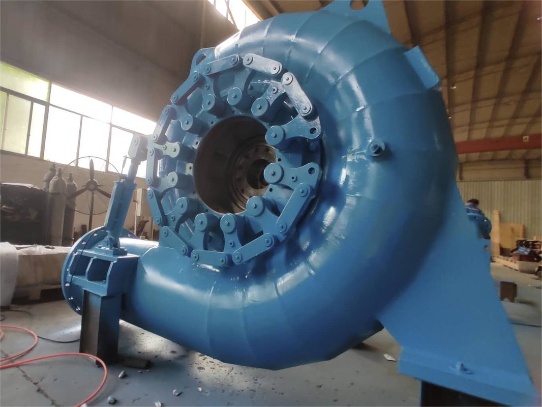 Capacidad de acero Kaplan Turbina hidráulica Francis Turbina hidráulica Modelo personalizado para 200kw-20mw Escala de potencia
