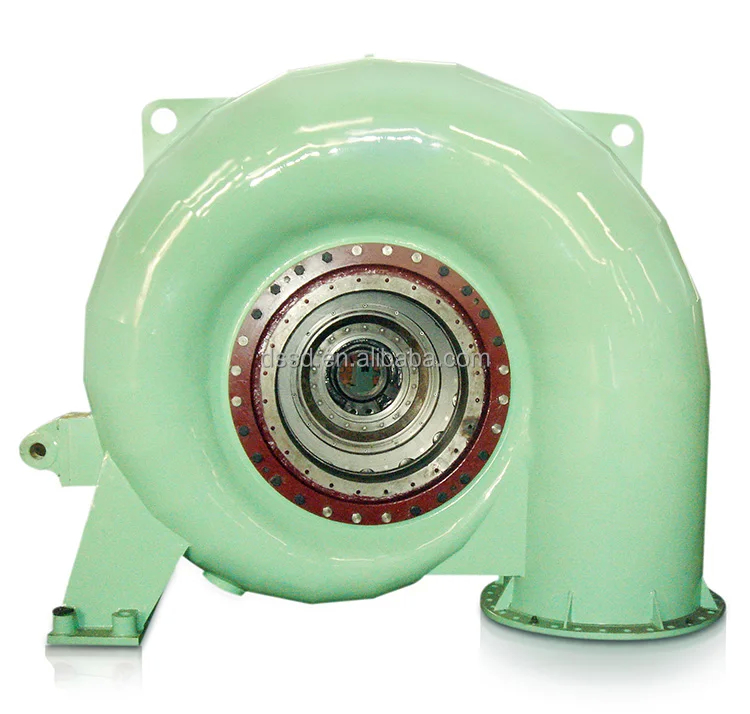 Capacidad Generador de hidroturbina personalizado de acero inoxidable 5m-500m Cabeza de agua 50HZ/60HZ Frecuencia