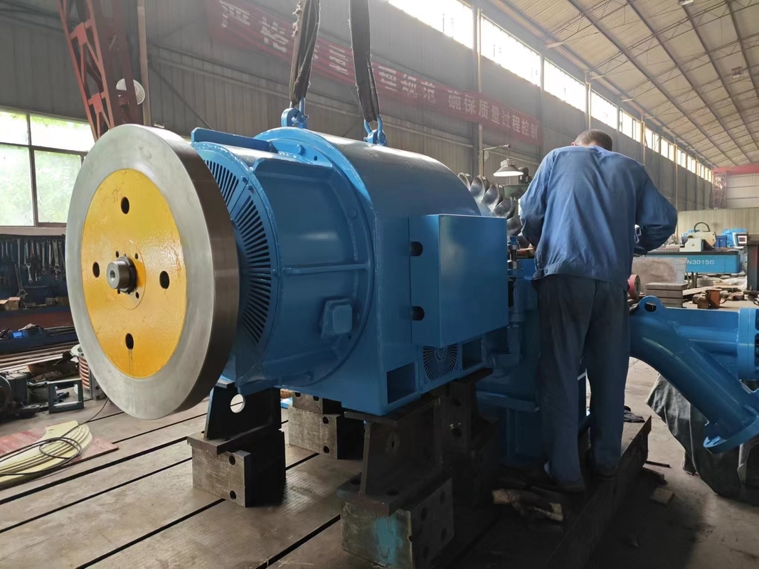 Capacidad de acero Kaplan Turbina hidráulica Francis Turbina hidráulica Modelo personalizado para 200kw-20mw Escala de potencia